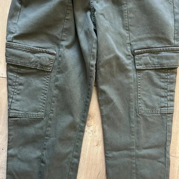 NWT Guido & Mary Kelsey Cargo Zip Ankles Green Pants Sz 30 - Picture 6 of 9